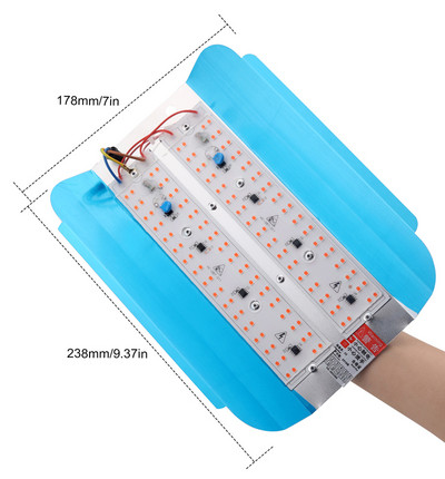 50/100W lieljaudas COB LED Grow Light Pilna spektra ūdensizturīgs ziediem dārzeņiem stādiem siltumnīcas augiem fitolampy jauns