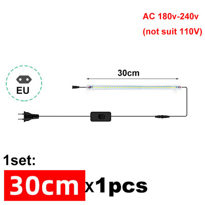 220V LED flori de plante Grow light sunlight tub Phyto lampă cutie cort Lumină în creștere Seră 220V hidro kit legume Grădină interioară s1