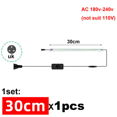 220V LED flori de plante Grow light sunlight tub Phyto lampă cutie cort Lumină în creștere Seră 220V hidro kit legume Grădină interioară s1