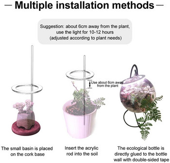 Angel Ring Light 5V USB Phytolamp For Plant Full Spectrum Led Mini Grow Lamp For Indoor Seedling Home Flower Succulet