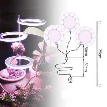 Angel Ring Light 5V USB Phytolamp For Plant Full Spectrum Led Mini Grow Lamp For Indoor Seedling Home Flower Succulet