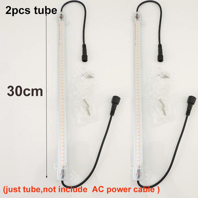 30cm LED Taimelille Grow toru lambi telkkast Valguskasvatus Kasvuhoone 220V hüdro Phyto lambi komplekt punane roosa Köögivili Toakasvatus