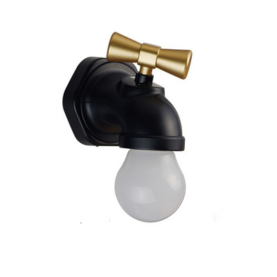 Uzlādējams sienas lampas jaucējkrāns Sienas apgaismojums āra apgaismojums USB ūdensnecaurlaidīgs vannas istabas apgaismojums dārza sienas lampas LED mini sienas lampiņa