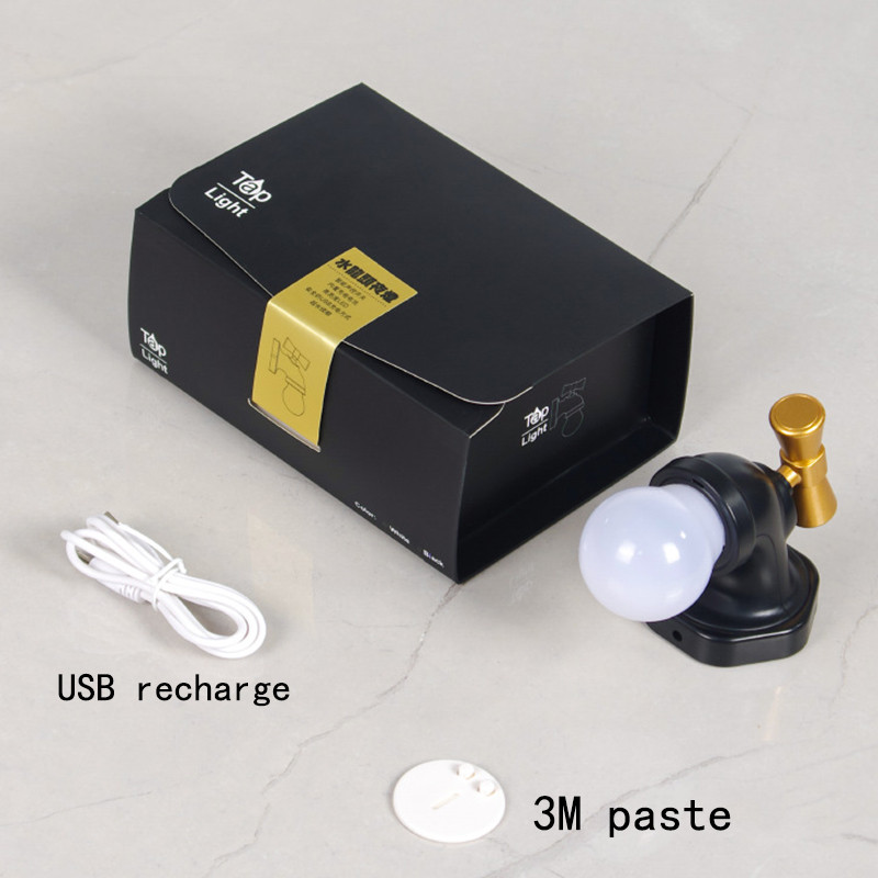 Uzlādējams sienas lampas jaucējkrāns Sienas apgaismojums āra apgaismojums USB ūdensnecaurlaidīgs vannas istabas apgaismojums dārza sienas lampas LED mini sienas lampiņa