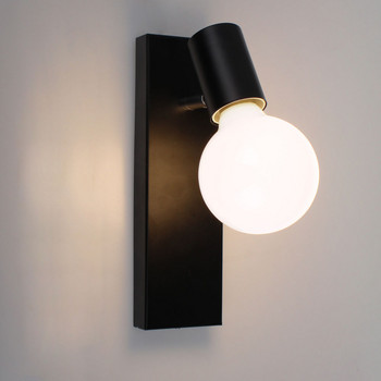 Модерен Led желязна стенна лампа Вътрешно осветително тяло Аплик Коридор Антре Спалня Кухня Правоъгълна основа Декоративни светлини