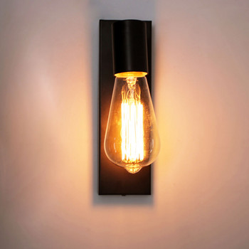 Модерен Led желязна стенна лампа Вътрешно осветително тяло Аплик Коридор Антре Спалня Кухня Правоъгълна основа Декоративни светлини