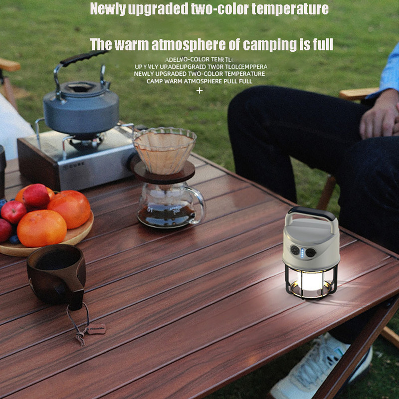 Becuri portabile pentru lampă cu baterie Lumini reîncărcabile USB multifuncționale Lanternă de mare putere Iluminare de urgență Cort de camping în aer liber