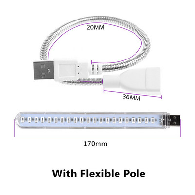 Lumină de creștere LED Lampă Phyto USB cu spectru complet Fitolampy Lumină de umplere pentru interior Lumină pentru plante în ghiveci 5V 10W Lampă de masă mică