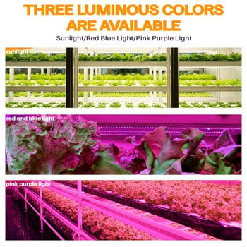 LED Grow Light Strips Full Spectrum Dimmable Timer USB Phyto Lamp for Indoor Plant Seedlings Flower Tent Grow Box