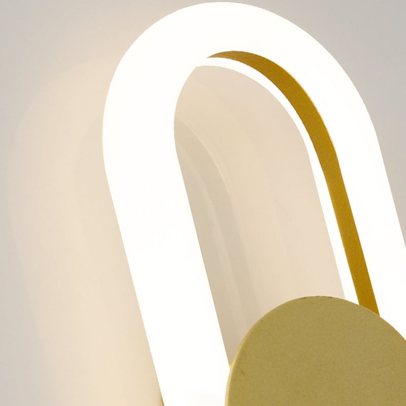 Lămpi de perete cu LED Lampă de noptieră minimalistă nordică Decor pentru casă Dormitor Sufragerie TV Fundal Aplice de perete Coridor Lumină pentru culoar