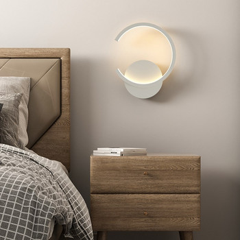 LED стенна лампа Модерно минималистично осветление за спалня Нощен кабинет Всекидневна Телевизионен фон Домашни вътрешни Led декорационни осветителни тела