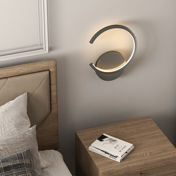 LED стенна лампа Модерно минималистично осветление за спалня Нощен кабинет Всекидневна Телевизионен фон Домашни вътрешни Led декорационни осветителни тела