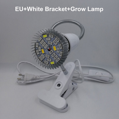 Lampă de creștere cu LED-uri cu spectru complet, lampă de birou cu 28 leduri cu lampă LED flexibilă de 360 de grade pentru creșterea plantelor de interior