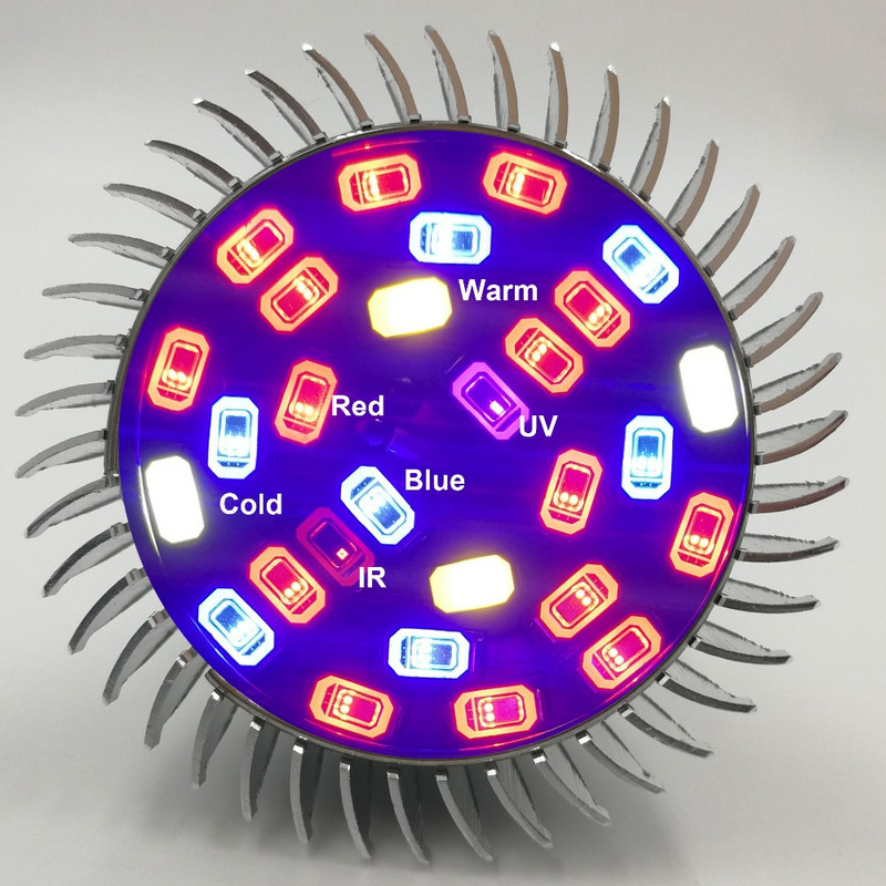 Lampă de creștere cu LED-uri cu spectru complet, lampă de birou cu 28 leduri cu lampă LED flexibilă de 360 de grade pentru creșterea plantelor de interior