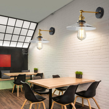 ASCELINA Γιαπωνέζικο Γυάλινο Φωτιστικό Τοίχου Ρετρό Μπαρ Εστιατόριο Φωτιστικά Κουζίνας Μοντέρνα Επιτοίχια Φωτιστικά για Σαλόνι Υπνοδωμάτιο Φωτισμός Σπιτιού