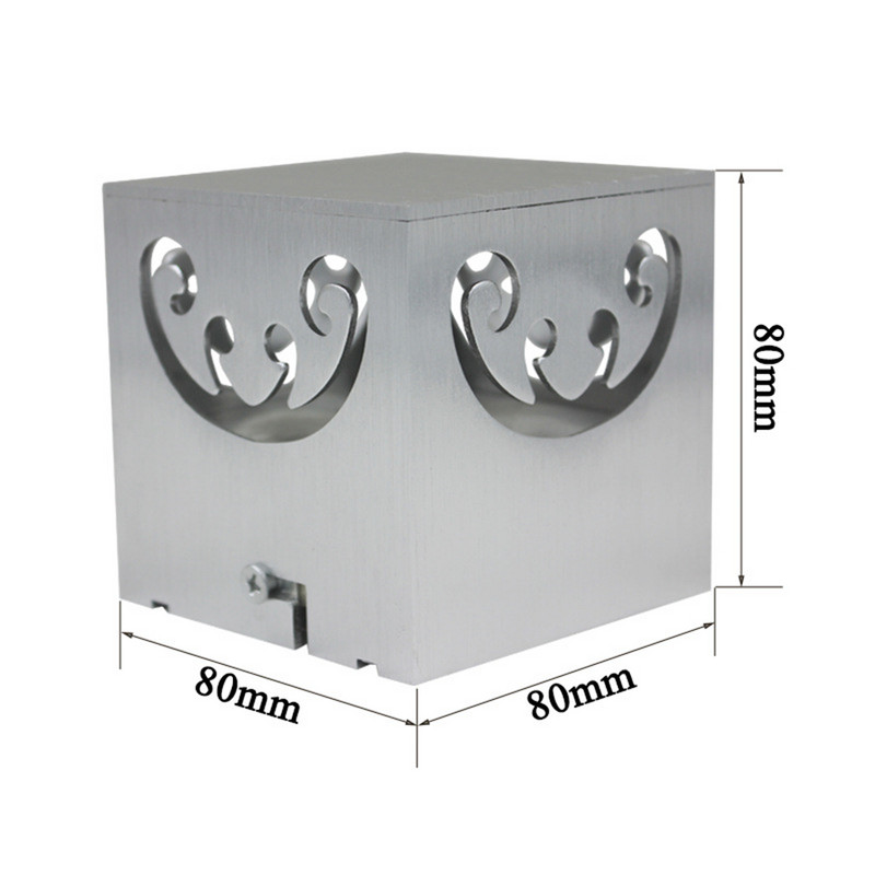 [DBF]Aplică modernă de perete cu LED RGB 3W din aluminiu, noutate, pătrată, pentru KTV, bar, tavan, decorare de Anul Nou AC85-265V