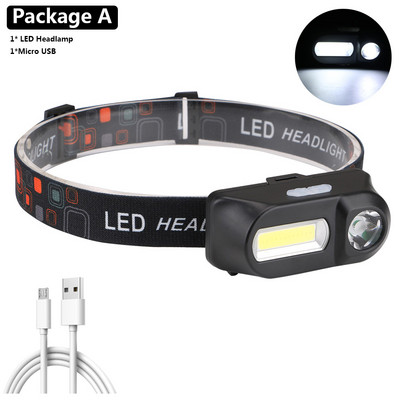 1804 Sensor XP-G Q5 esilatern 1* 18650 laetav aku LED COB pirnid Litwod liitiumioon 10w