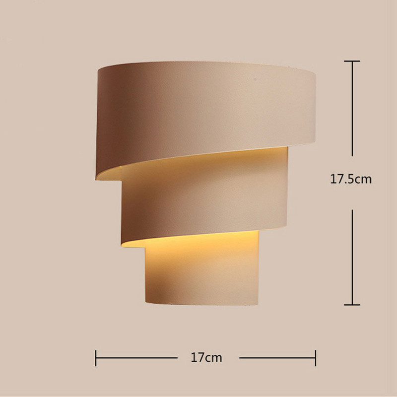 Nordic Modern Contractat Originalitate Coridor Studiu Dormitor Cap De Pat Aplică Led Perete Fier Art Lemn Aplică Telescopică