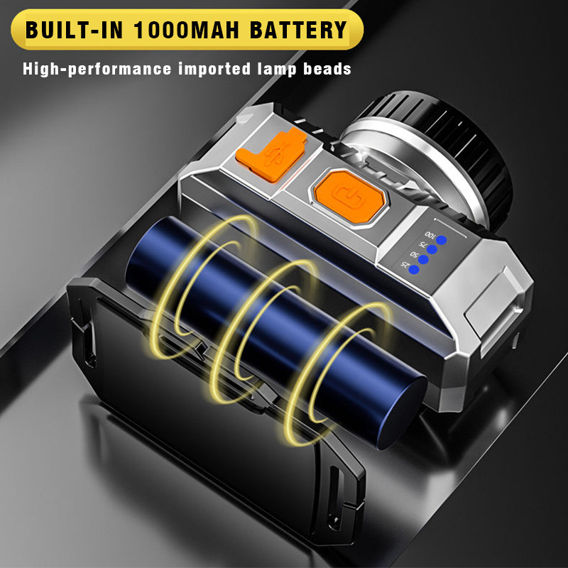 T20 LED priekinis žibintas, stipri šviesa, ypač ryškus, ant galvos montuojamas žibintuvėlis, buitinis įkraunamas naktinės žvejybos priekinis žibintas