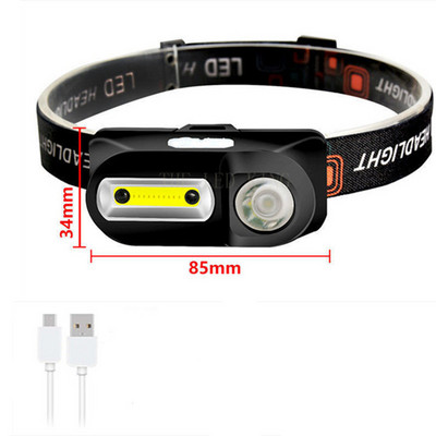 Kaasaskantav laetav LED esilatern kalapüügi esilatern õues ülihele esilatern veekindel matkajahi pealamp