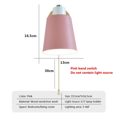 drevené nástenné svietidlá nástenná lampa k posteli nástenná lampa do spálne nástenné svietidlo do kuchyne reštaurácia moderná nástenná lampa severské macaroons svietniky