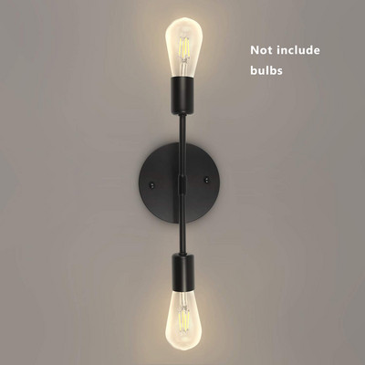 Moderné 2-hlavové LED nástenné svietidlo do kúpeľne, vnútorné vintage nástenné svietidlo do zrkadla, chodby, kuchyne, spálne, obývačky