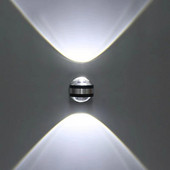 Aplică modernă transparentă cu două capete. Bar restaurant sufragerie TV lumini de fundal colorate RGB telecomandă dimmer