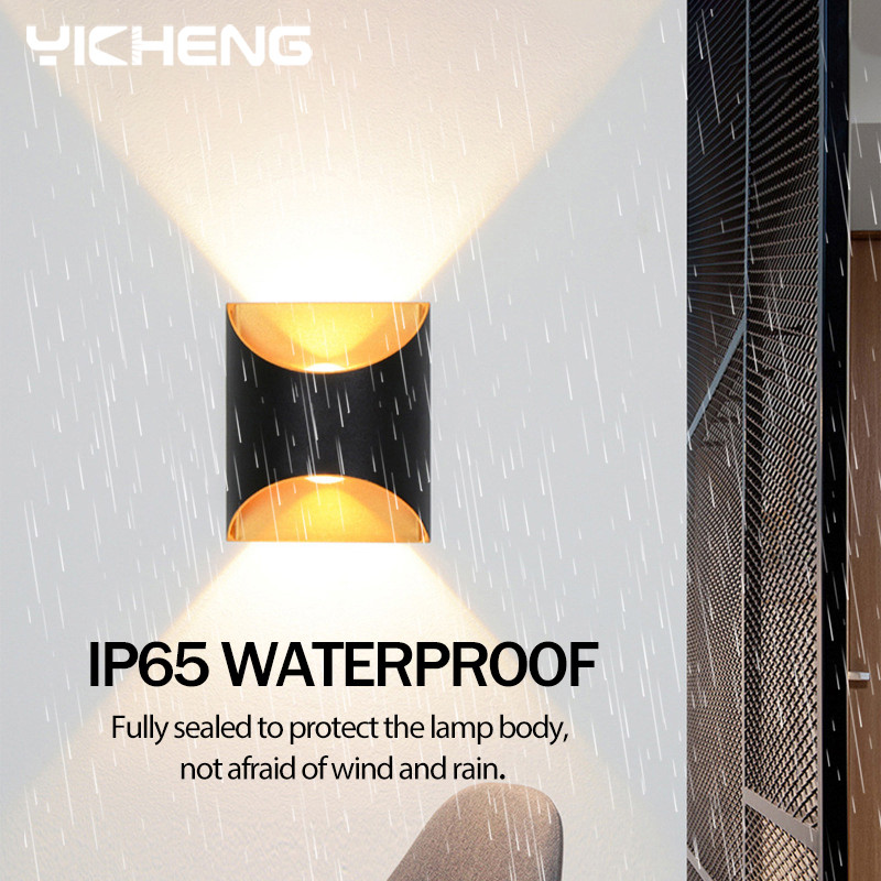 LED Sienas lampa 10W Alumīnija Moderna Ziemeļvalstu āra sienas lampiņa iekštelpu sienas gaismeklis viesistabai Guļamistabas gultas dekors 85-265V