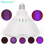 1 gabals E27 7W 12W 15W 20W 40W 50W 80W LED augšanas lampas spuldze puķu stādu audzēšanai siltumnīcas hidroponiskajai audzēšanai