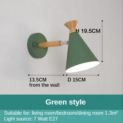 Applique moderne cu LED-uri Macaron Dormitor Noptiera Lampă de iluminat Studiu Lumină de lectură Decor E27 Corpuri de iluminat pentru interior