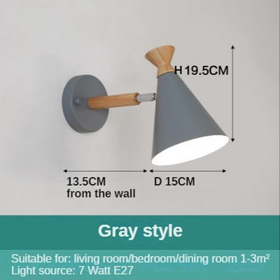 Applique moderne cu LED-uri Macaron Dormitor Noptiera Lampă de iluminat Studiu Lumină de lectură Decor E27 Corpuri de iluminat pentru interior