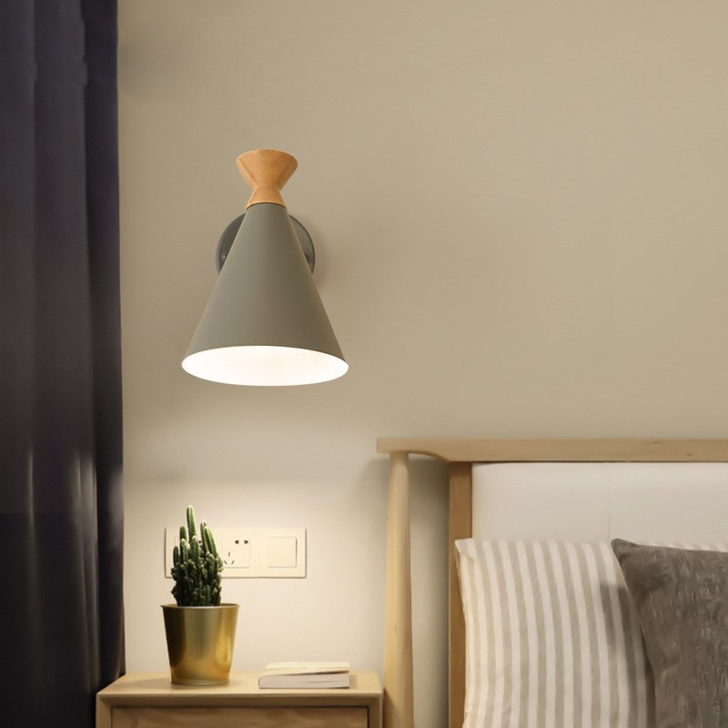 Applique moderne cu LED-uri Macaron Dormitor Noptiera Lampă de iluminat Studiu Lumină de lectură Decor E27 Corpuri de iluminat pentru interior