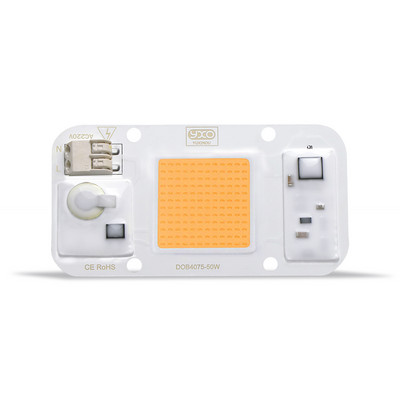 LED pestovateľská COB čipová fytolampa s plným spektrom AC220V 10W 20W 30W 50W pre vnútorné rastliny, pestovanie sadeníc a osvetlenie rastu kvetov