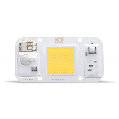 LED pestovateľská COB čipová fytolampa s plným spektrom AC220V 10W 20W 30W 50W pre vnútorné rastliny, pestovanie sadeníc a osvetlenie rastu kvetov