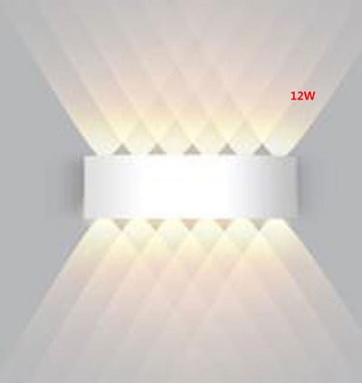 Moderné LED nástenné svietidlo, vodotesné, IP65, 2W, 4W, 6W, 8W, 10W, 12W, nástenné svietniky, vnútorné, schodiskové, nočné, vonkajšie, záhradné, pouličné osvetlenie.