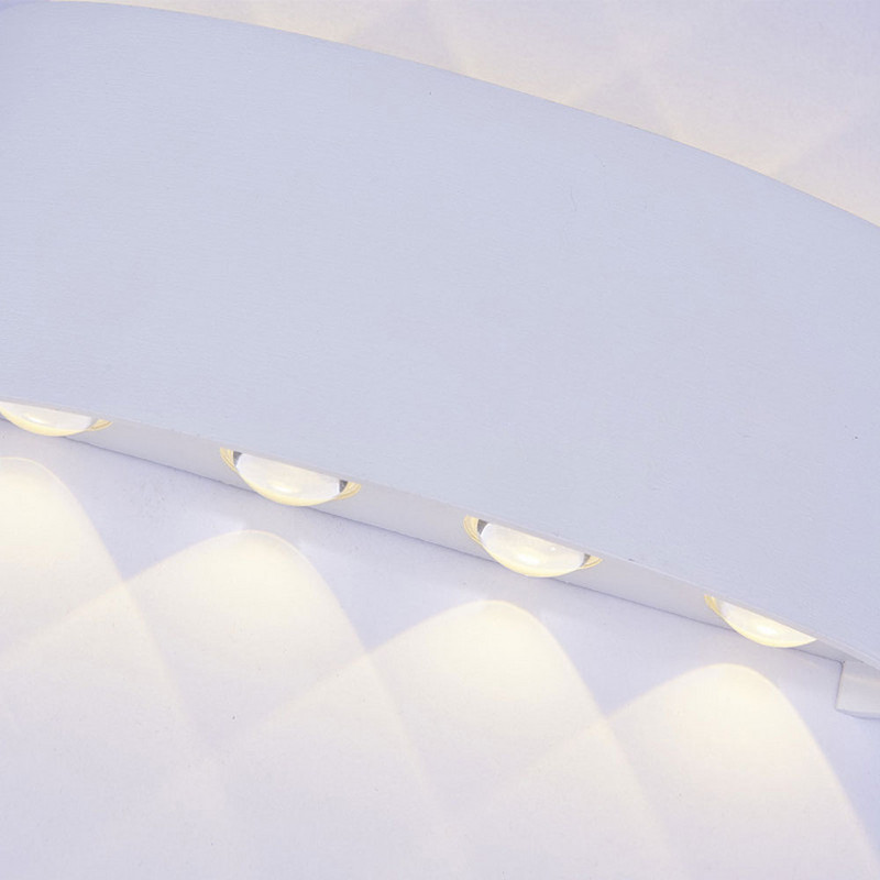 Moderné LED nástenné svietidlo, vodotesné, IP65, 2W, 4W, 6W, 8W, 10W, 12W, nástenné svietniky, vnútorné, schodiskové, nočné, vonkajšie, záhradné, pouličné osvetlenie.