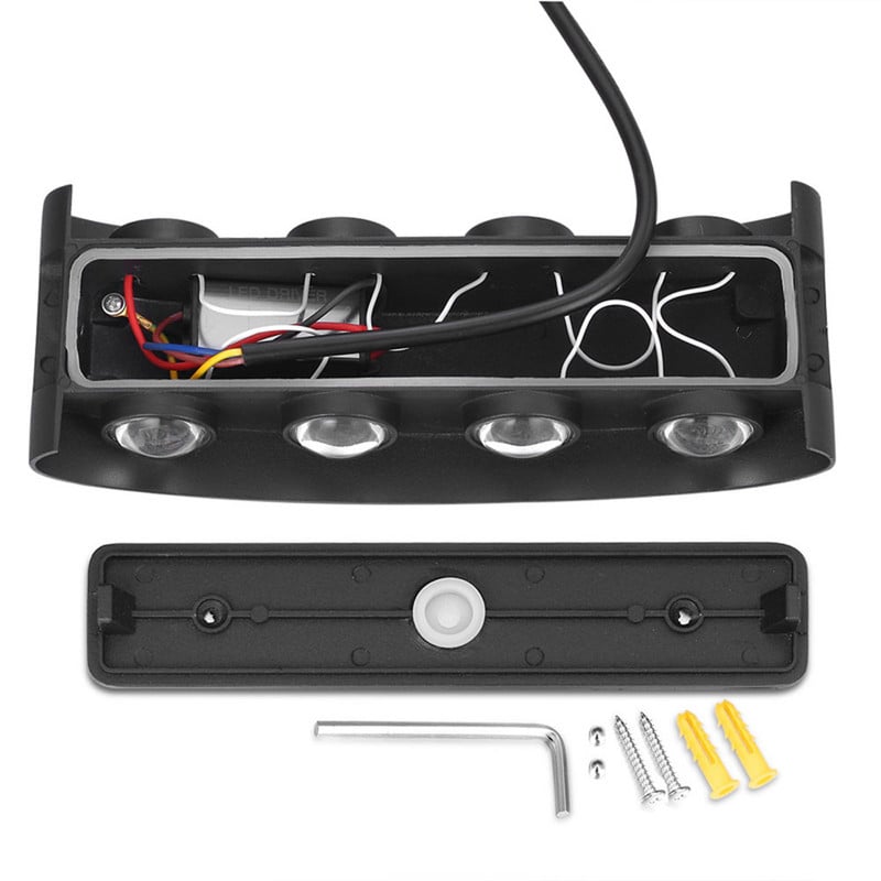 Moderné LED nástenné svietidlo, vodotesné, IP65, 2W, 4W, 6W, 8W, 10W, 12W, nástenné svietniky, vnútorné, schodiskové, nočné, vonkajšie, záhradné, pouličné osvetlenie.