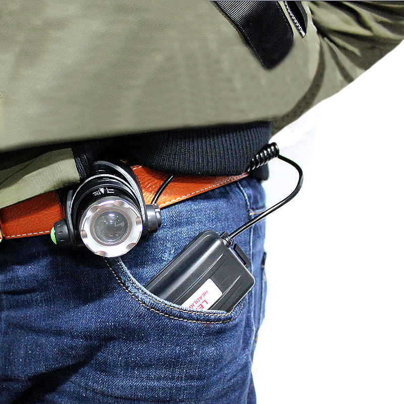 Led priekinio žibinto priekinis žibintas 18650 Baterinis žibintuvėlis Didelio galingumo T6 led galvos žibintuvėlis priekinis žibintas 18650 priekinis žibintas skirtas žvejybai