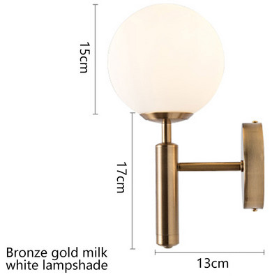 Nástenné lampy z severského skla, kreatívne osobné nástenné svietidlo, dekorácia, nástenné osvetlenie pre chodbu, schodisko, spálňu, nočný stolík, pracovňu