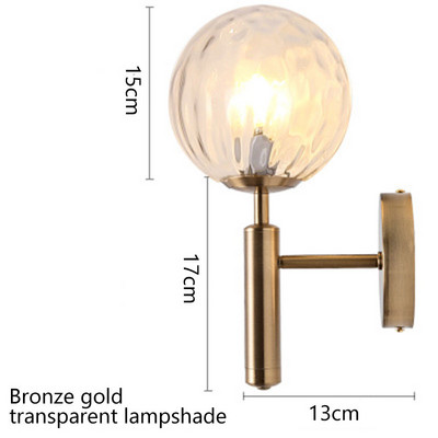 Nástenné lampy z severského skla, kreatívne osobné nástenné svietidlo, dekorácia, nástenné osvetlenie pre chodbu, schodisko, spálňu, nočný stolík, pracovňu