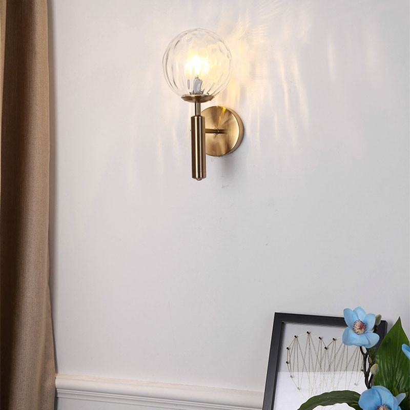 Nástenné lampy z severského skla, kreatívne osobné nástenné svietidlo, dekorácia, nástenné osvetlenie pre chodbu, schodisko, spálňu, nočný stolík, pracovňu