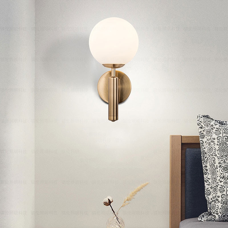 Nástenné lampy z severského skla, kreatívne osobné nástenné svietidlo, dekorácia, nástenné osvetlenie pre chodbu, schodisko, spálňu, nočný stolík, pracovňu