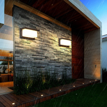 Νέα IP66 LED Αδιάβροχη λάμπα τοίχου για βεράντα μπάνιου Alley Bar Εσωτερική & Εξωτερική οικιακή επιφανειακή απλίκα αλουμινίου για AC90-260V