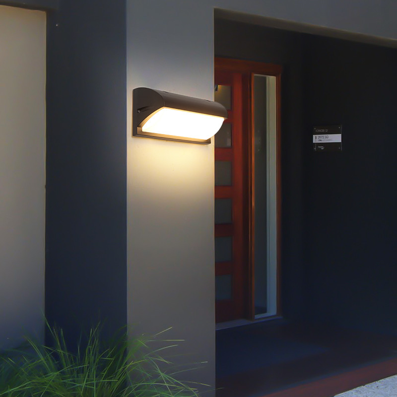 Nové nástenné LED svietidlo s IP66, vodotesné, pre verandu, kúpeľňu, bar, vnútorné a vonkajšie použitie, hliníkové nástenné svietidlo pre AC90-260V