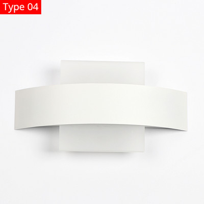 Lampă de perete LED 4W Coridor Scară Lumină de perete Lumină pentru balcon Iluminat de interior Decor Lampă Fier și acrilic AC90-260V