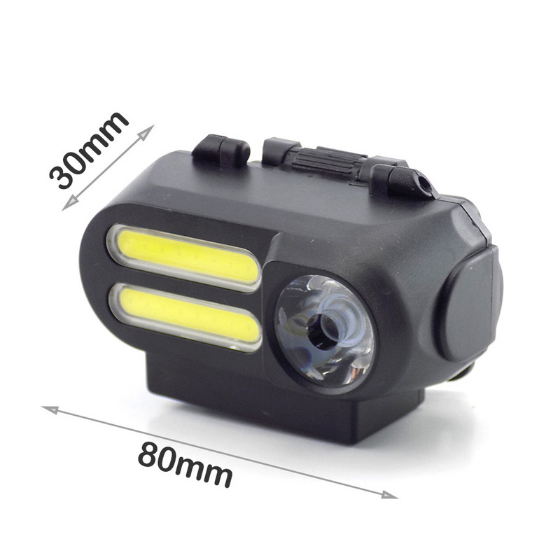 Lanternă puternică, reîncărcabilă, 3 LED COB USB, far 18650 cu cap frontal, lanternă, lanternă pentru pescuit camping