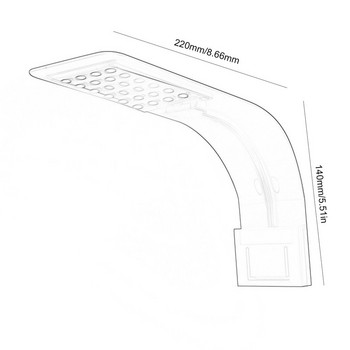 2021 Нова LED стойка за осветление за аквариум LED стойка за осветление за аквариум Осветление за аквариум LED светлина за водни растения Светлина за водни растения за аквариум