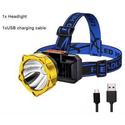 Pārnēsājams 5 LED galvenais lukturis, iebūvēts 14500 bateriju zibspuldzes USB uzlādējams galvas lukturītis āra kempinga makšķerēšanas lukturis