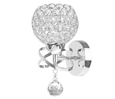 Lampă Iluminat de interior Lampă de perete Lumini de cristal Decorație Aplice de perete de noptieră Aur/Sliver pentru iluminarea casei moderne