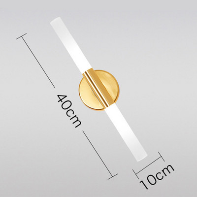 Metāla caurule uz leju gaismas sienas lampa guļamistabai foajē Tualetes apgaismojums viesistabai Tualete Vannas istabas dekoratīvie lukturi